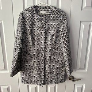 Steilmann Long Jacket Blue&White SZ 12